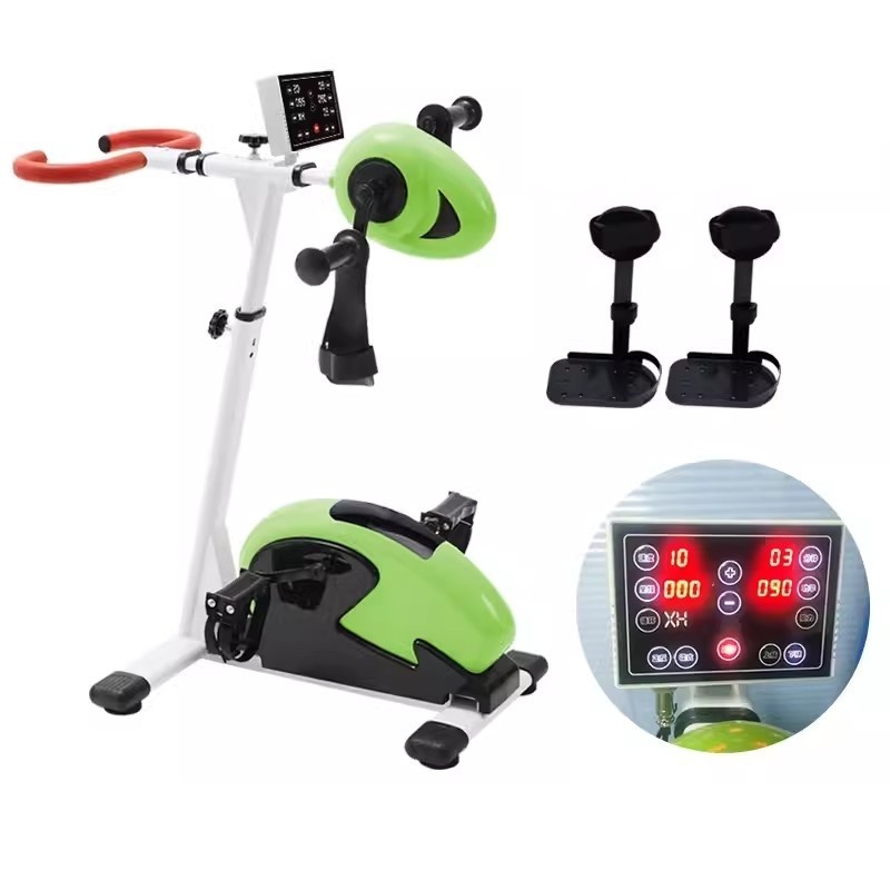 Disabled Electric Arm and Leg Rehabilitation Bike Pedal Exerciser with Foot Boot