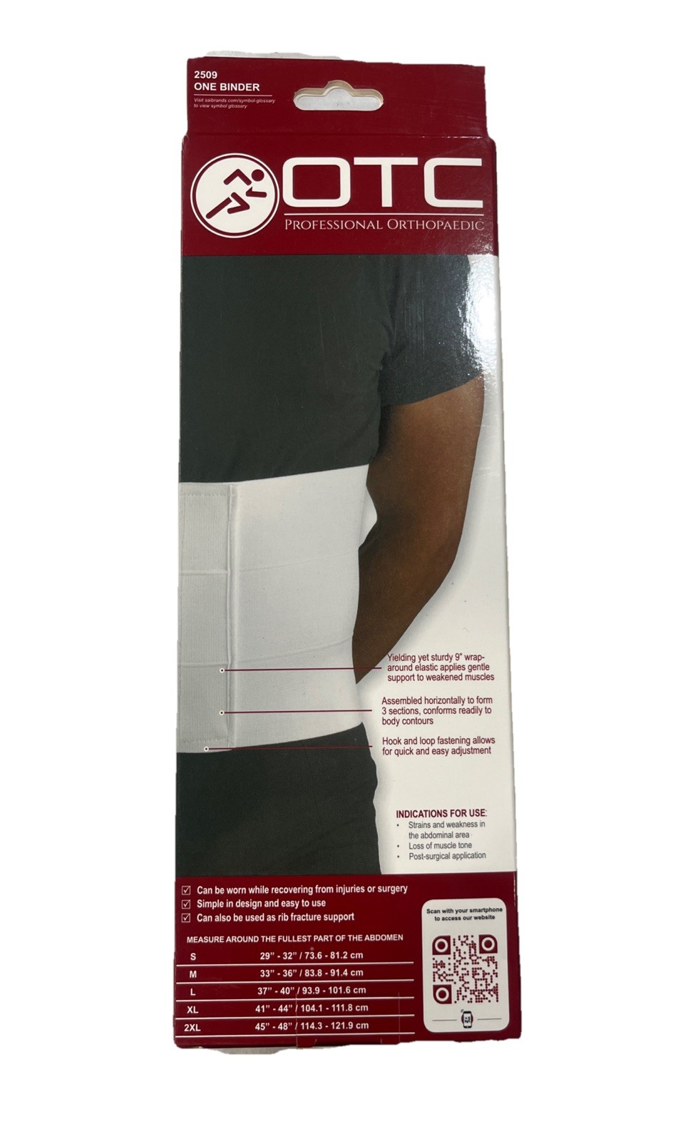 Otc Three Panel Binder Size X Large For Men