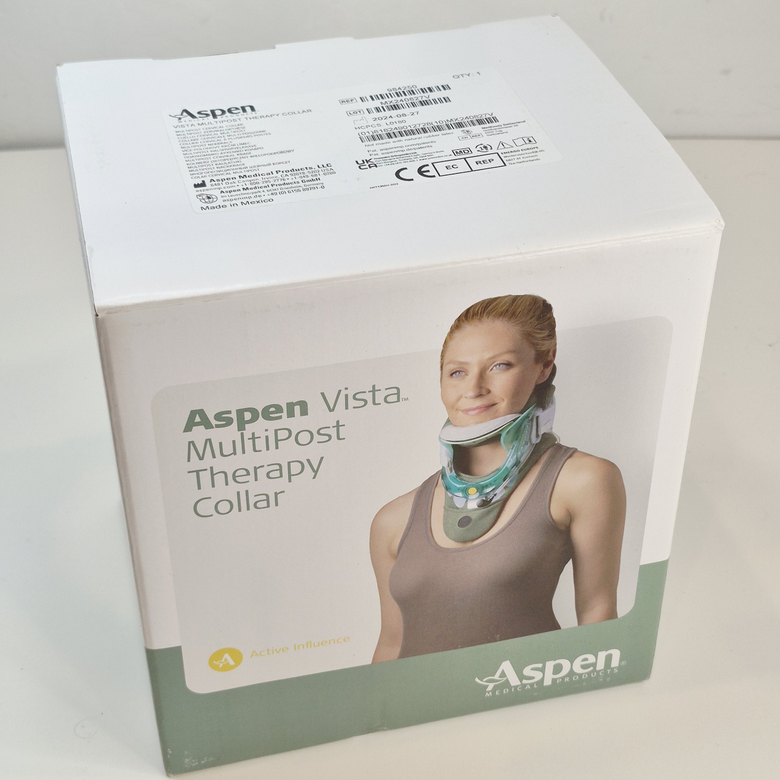 Aspen Vista Multipost Therapy Collar Universal Size Neck Brace 984250 Spine Back