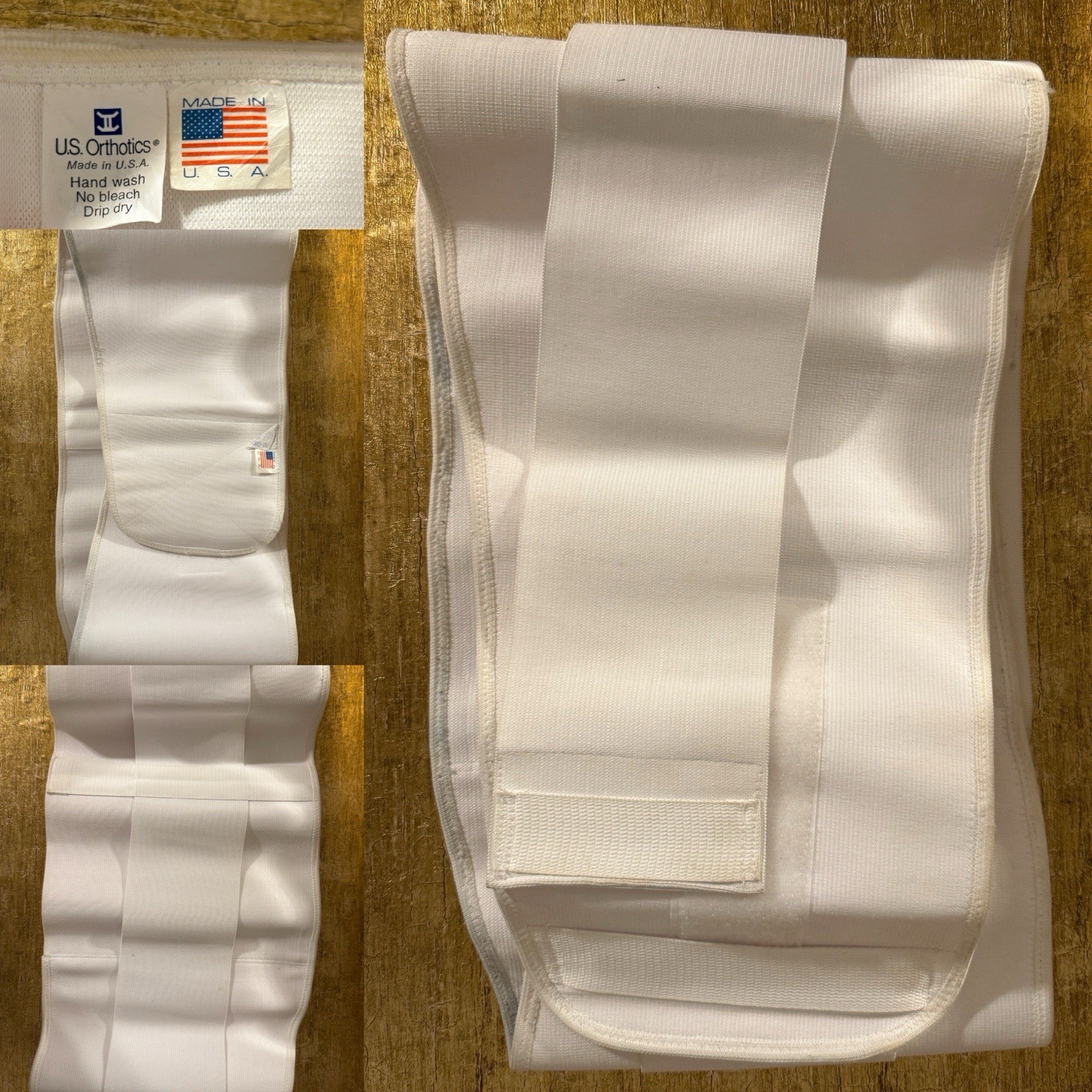 US ORTHOTICS Lumbosacral Support Spinal Disk Back Brace Corset Adjustable 2XL