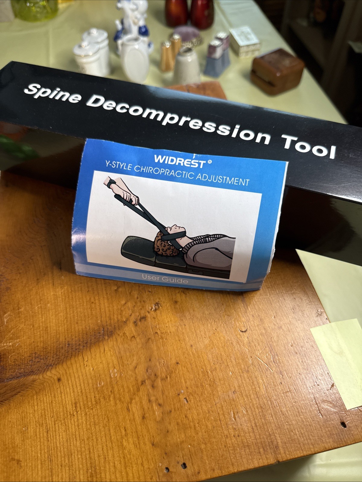 Y Spine Chiropractic Strap Decompression Traction Tool with Chin Strap. Cervi…