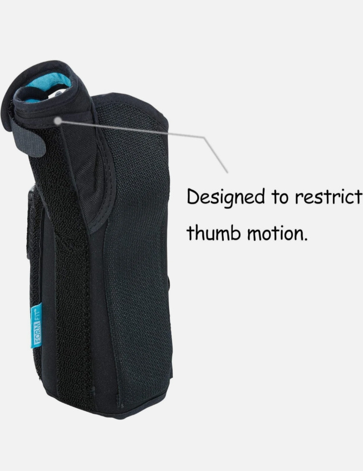 Ossur Thumb Spica Brace for Gamekeeper’s Thumb, Tendonitis, Arthritis (Med) LEFT