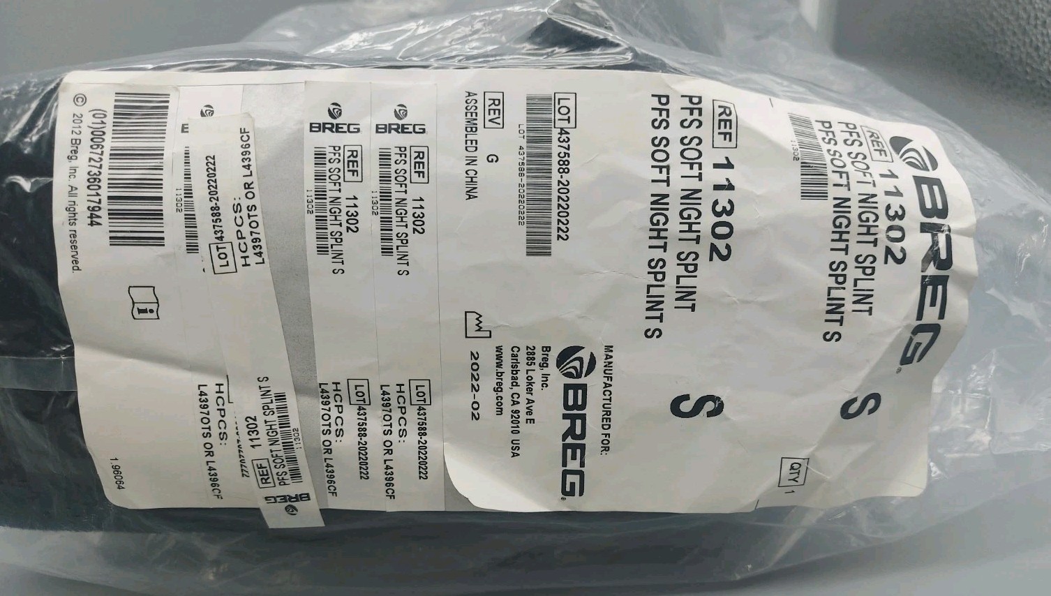 BREG 11302 Size Small