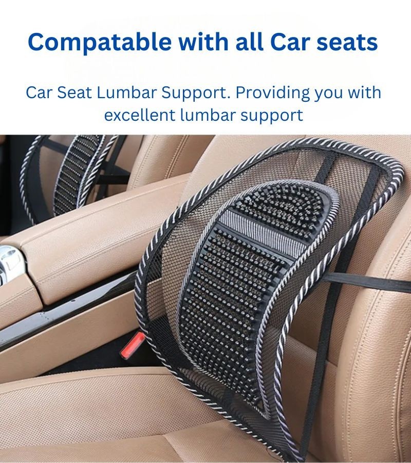 Lower Back Lumbar Support Corrector Office Chair Car Seat Cushion Backrest Mesh