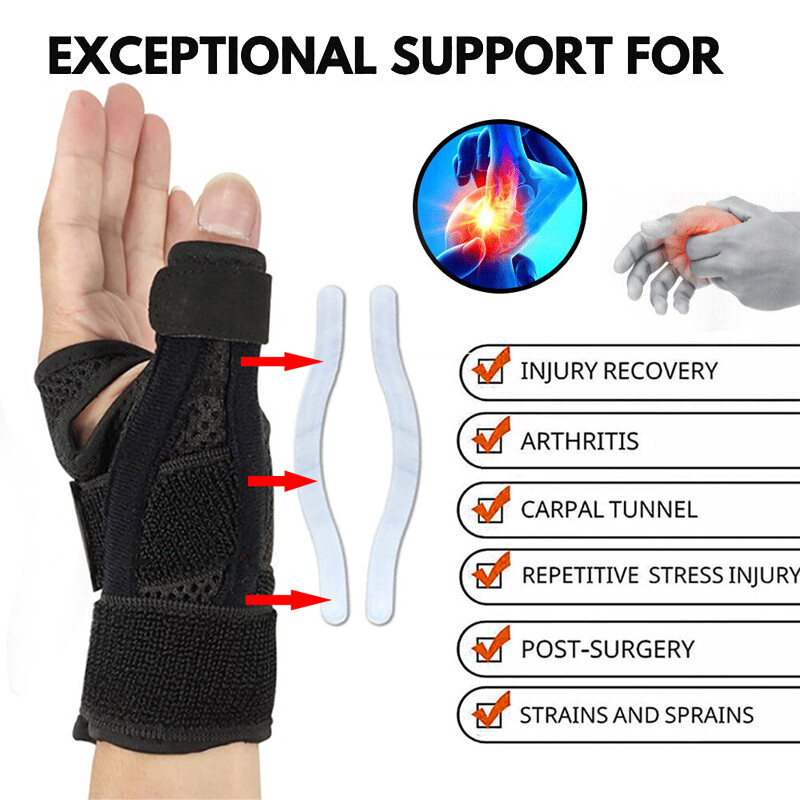 Thumb Spica Splint Brace Support Right Left Hand Carpal Tunnel Pulgar Pulsera
