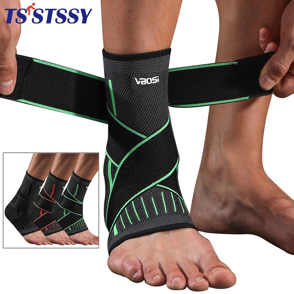 Adjustable Ankle Brace Compression Sleeve Plantar Fasciitis Achilles Tendon Supp