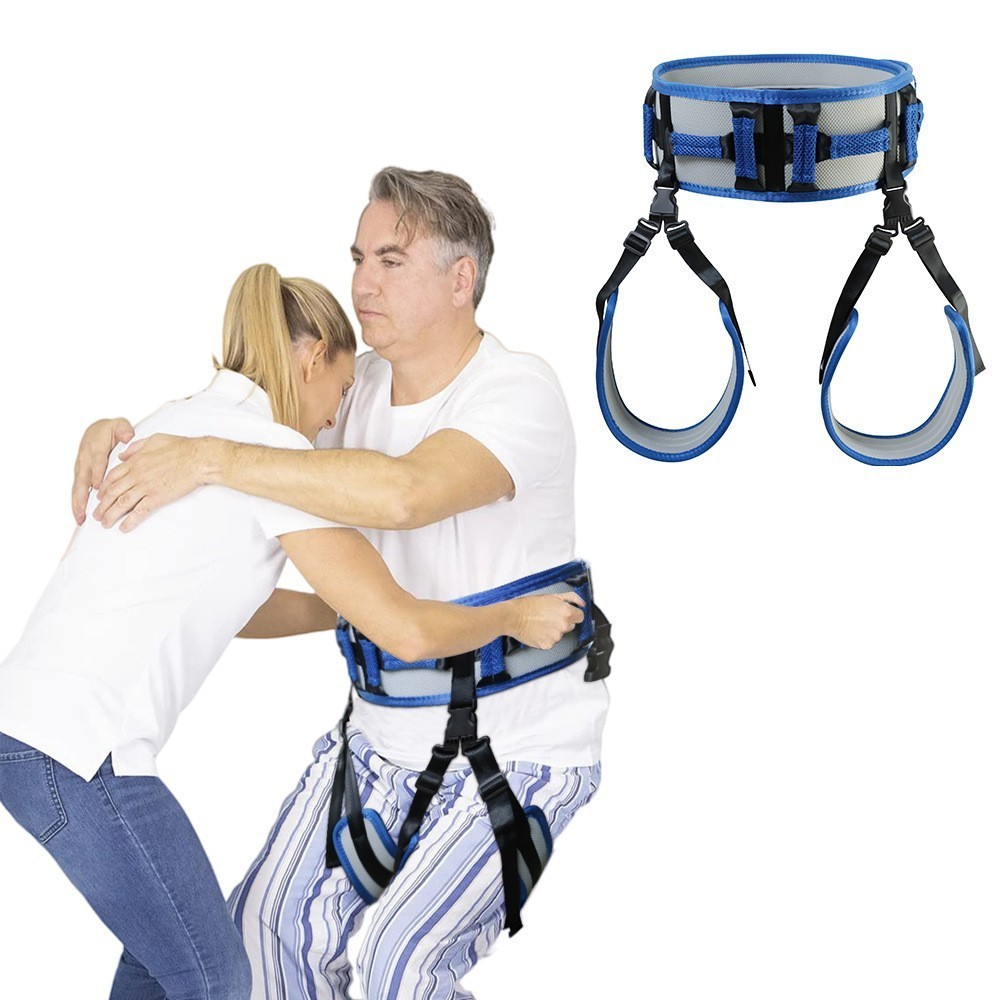 Gait Belt Transfer Belts for Lifting Seniors Walking and Standing Assist Aid Leg