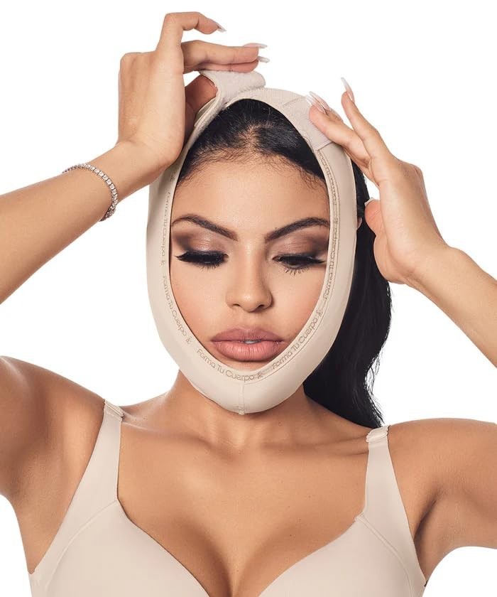 Premium Chin Strap with Foam Padding – Face Lift Compression for Double Chin, Ja