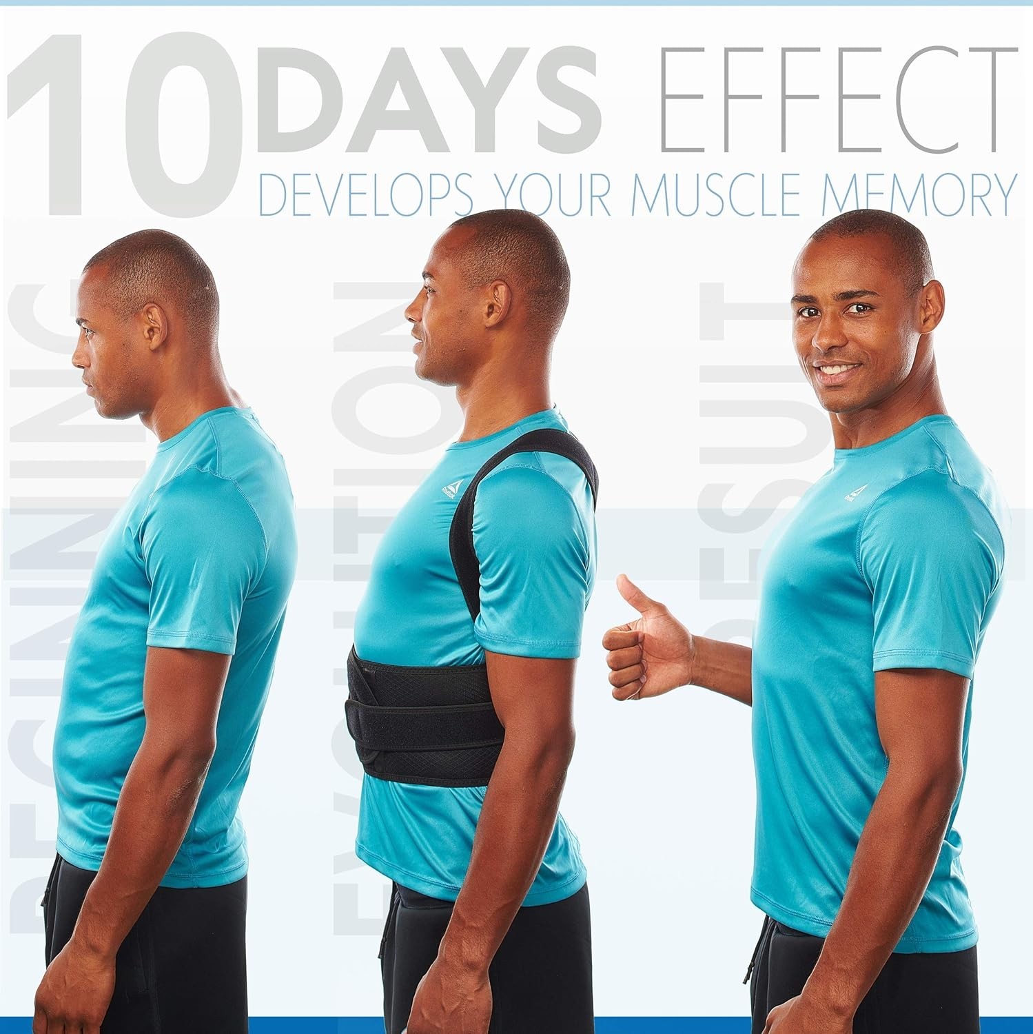 Multi-Sport Adjustable Back Brace – Effective Posture Corrector for Men & Women