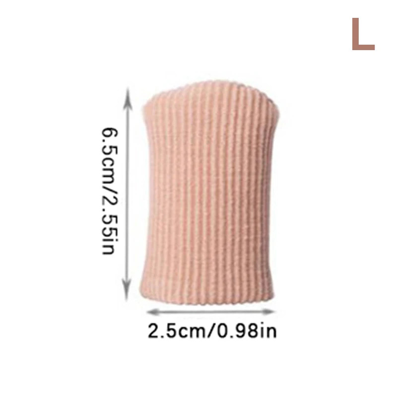 Bunions Corns Foot Pain Relief Orthotics Fabric Silicone Toe Tube Cover Protecto