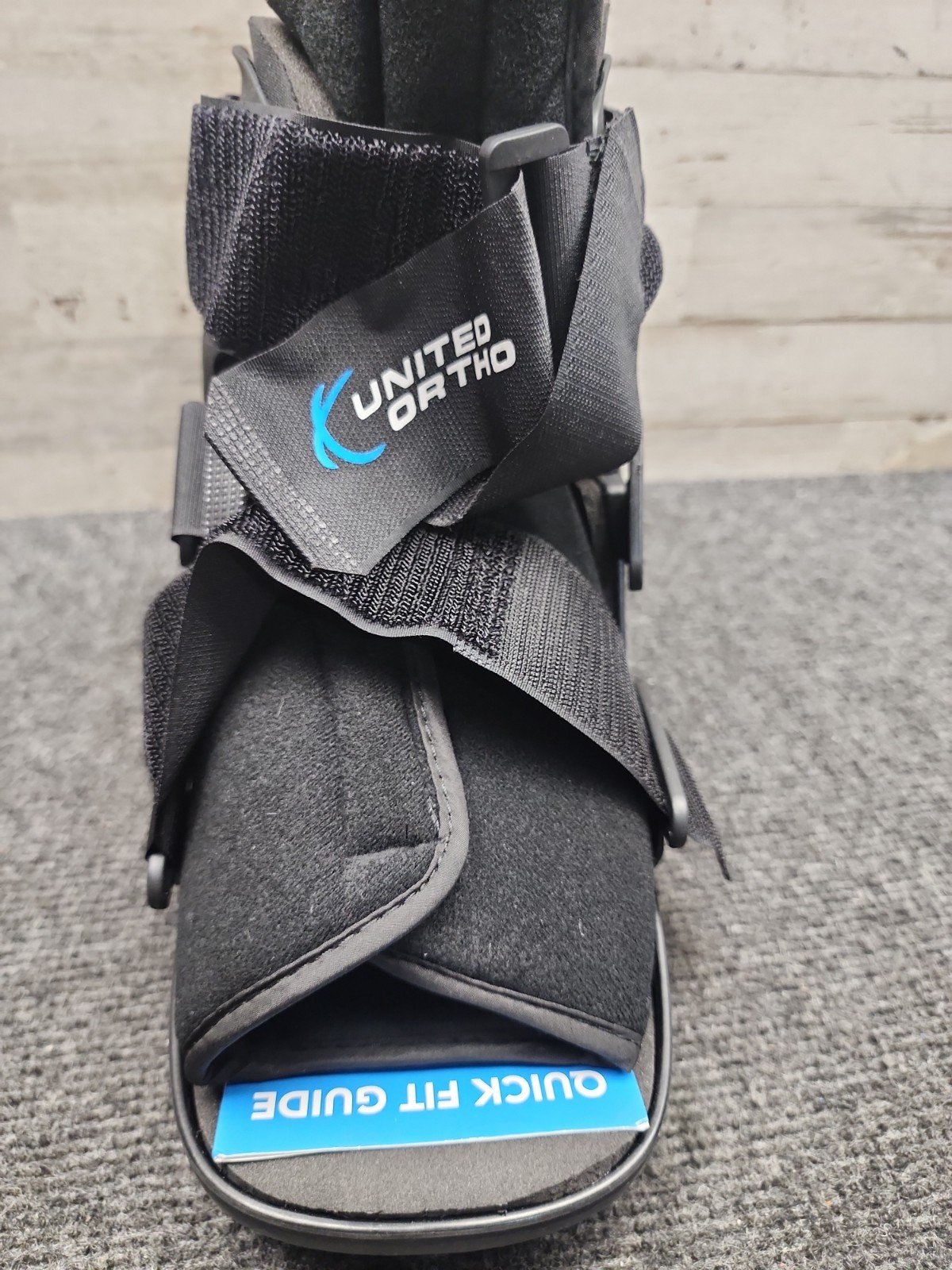 United Ortho USA14113 Short Air Cam Walker Fracture Boot, Small, Black