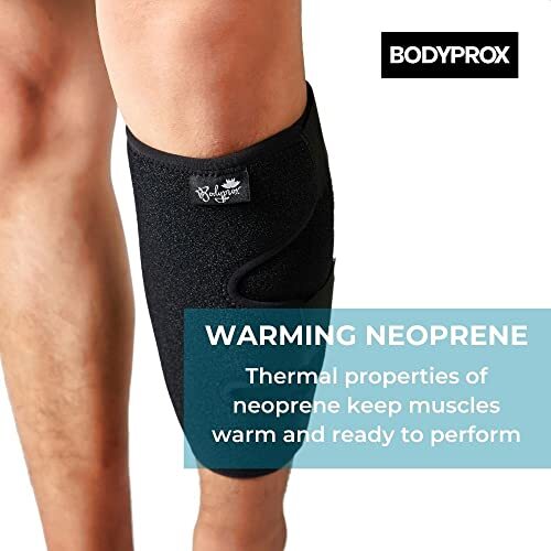 Calf Support Brace 2 Pack, Adjustable Shin Splint Compression Calf Wrap