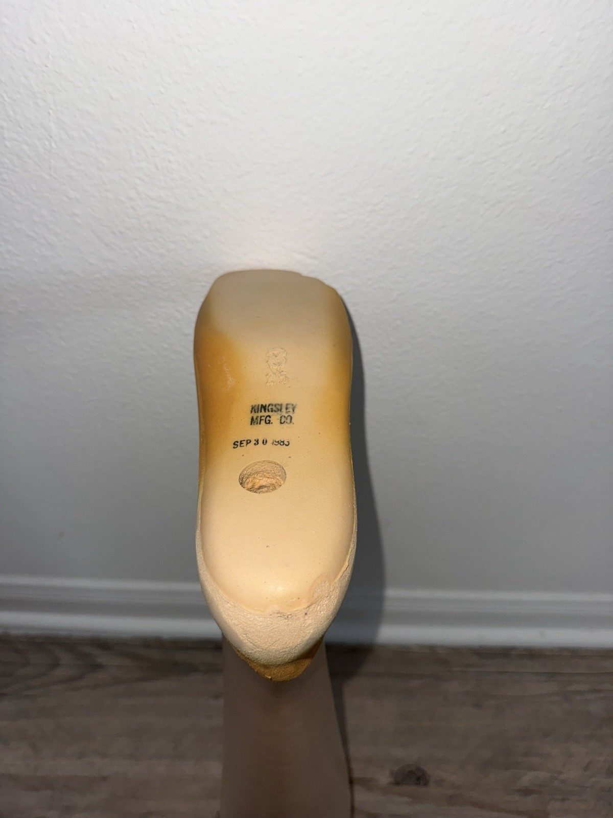 Vintage Prosthetic Leg Kingsley Left Leg Oddity Medical Display Halloween Prop
