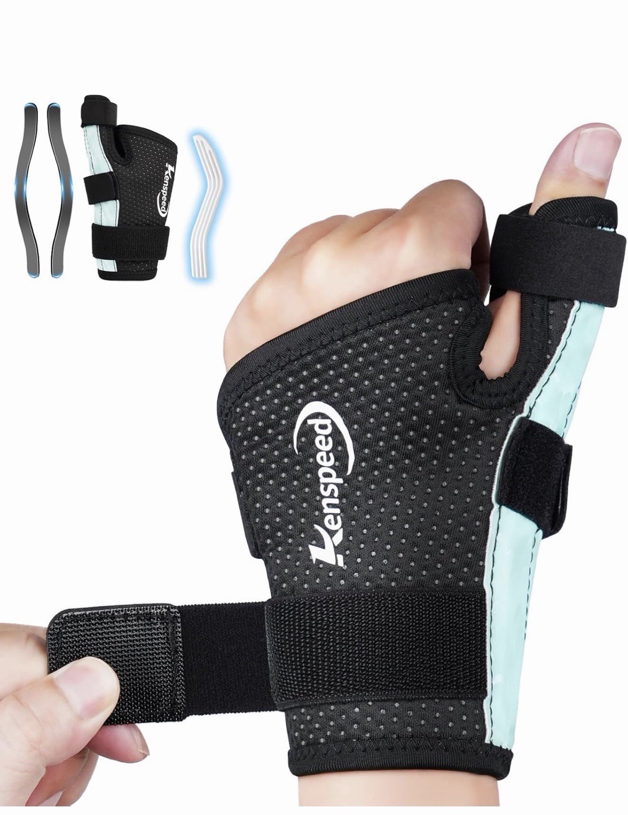 Brand New Kenspeed Left Wrist Thumb Brace – Large