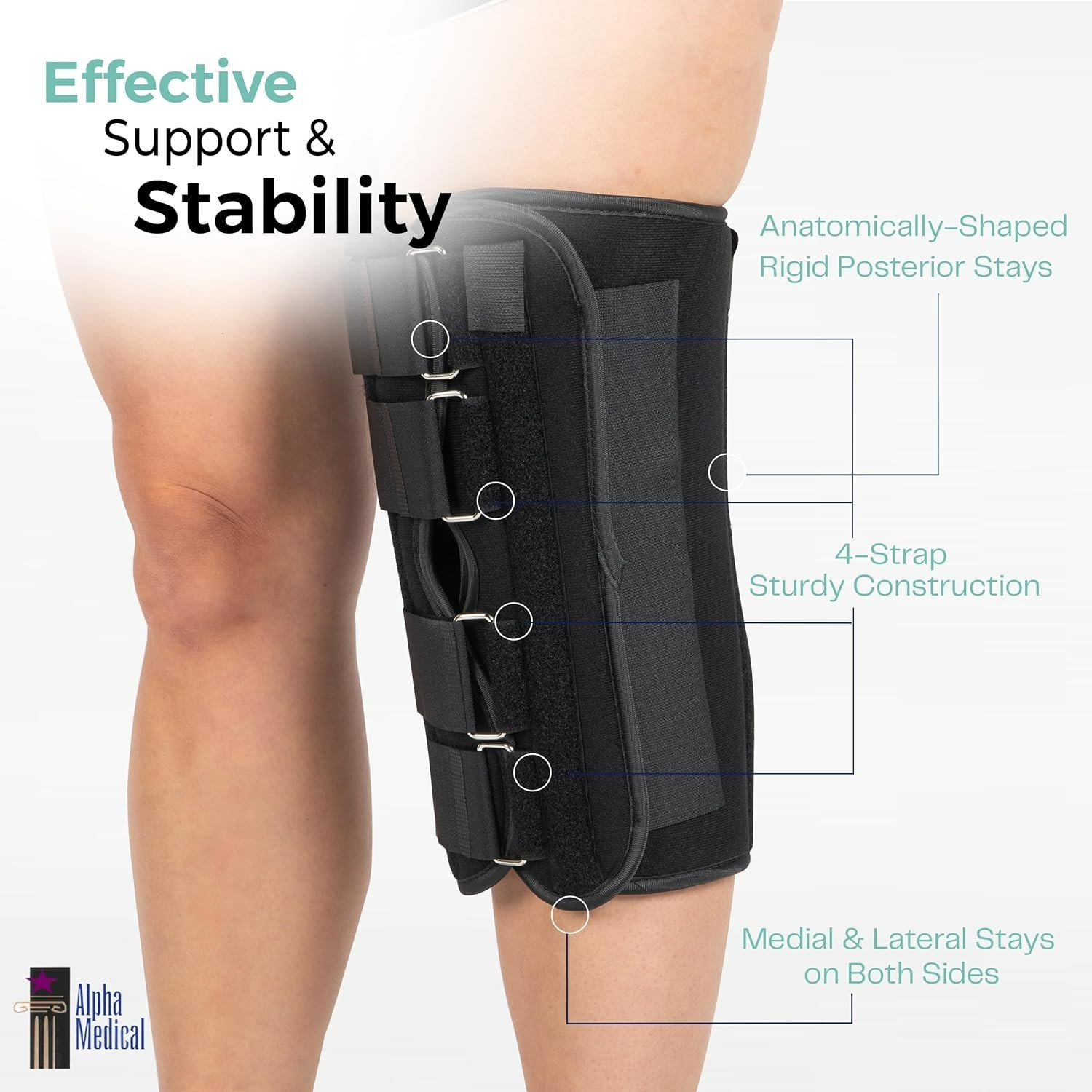 Universal Tri-Panel Knee Immobilizer