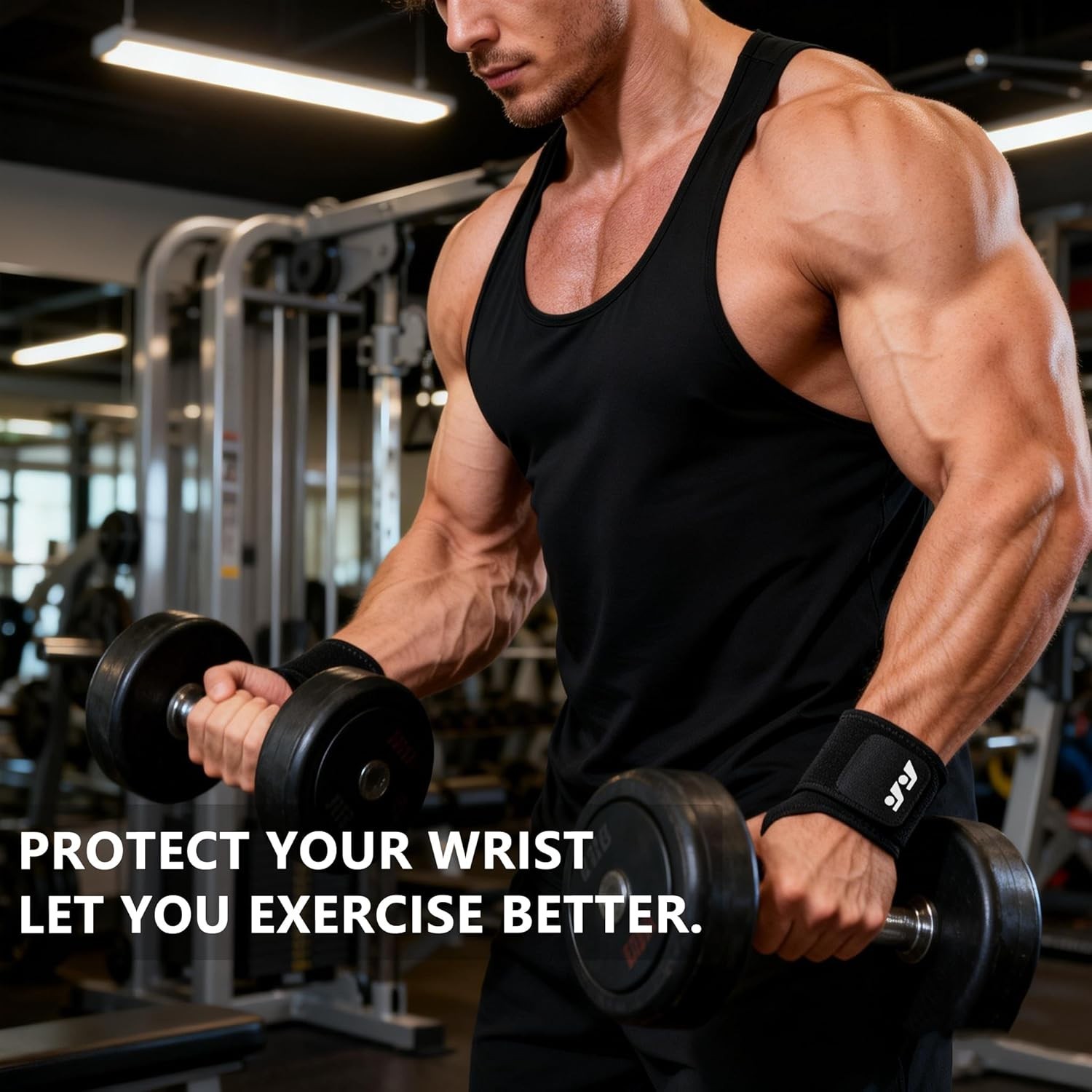Wrist Support Wraps with Thumb Loops – Pain Relief for Athletes and Active Users