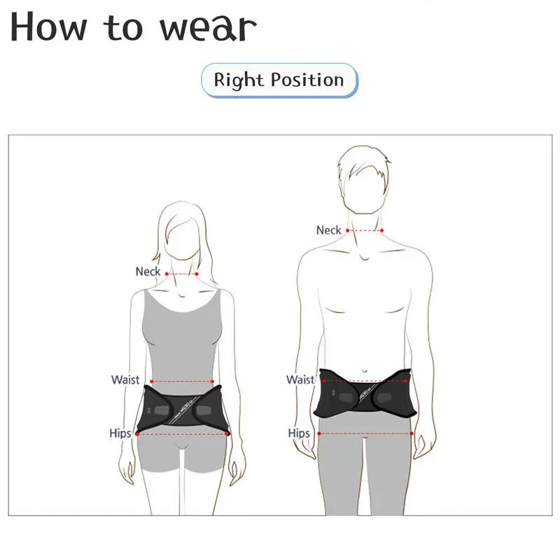 Disk Dr. WG30 G2 Waist Pain Treatment Disc Traction Support Belt