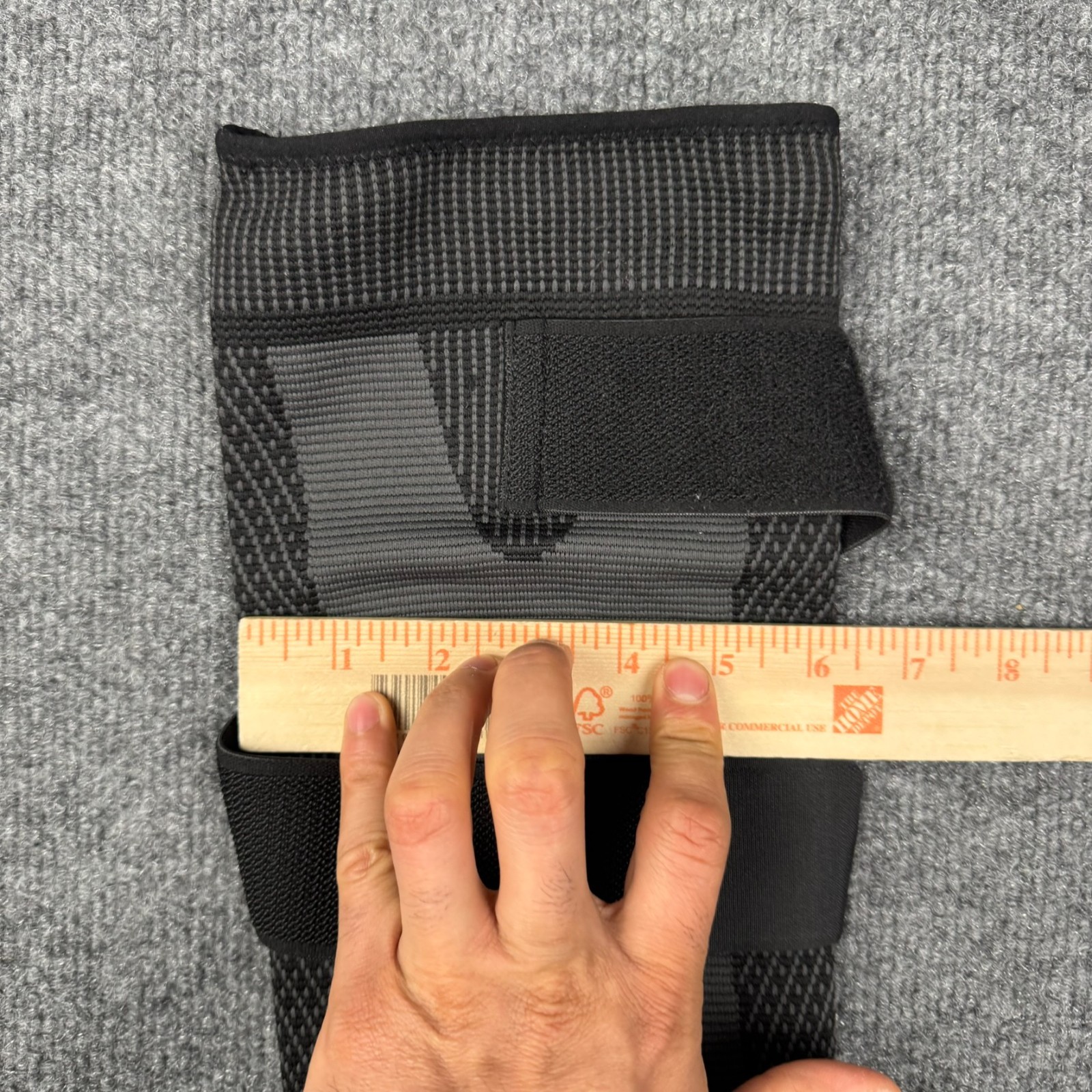 Professional Grade Compression Knee Support Sleeve with Dual Straps