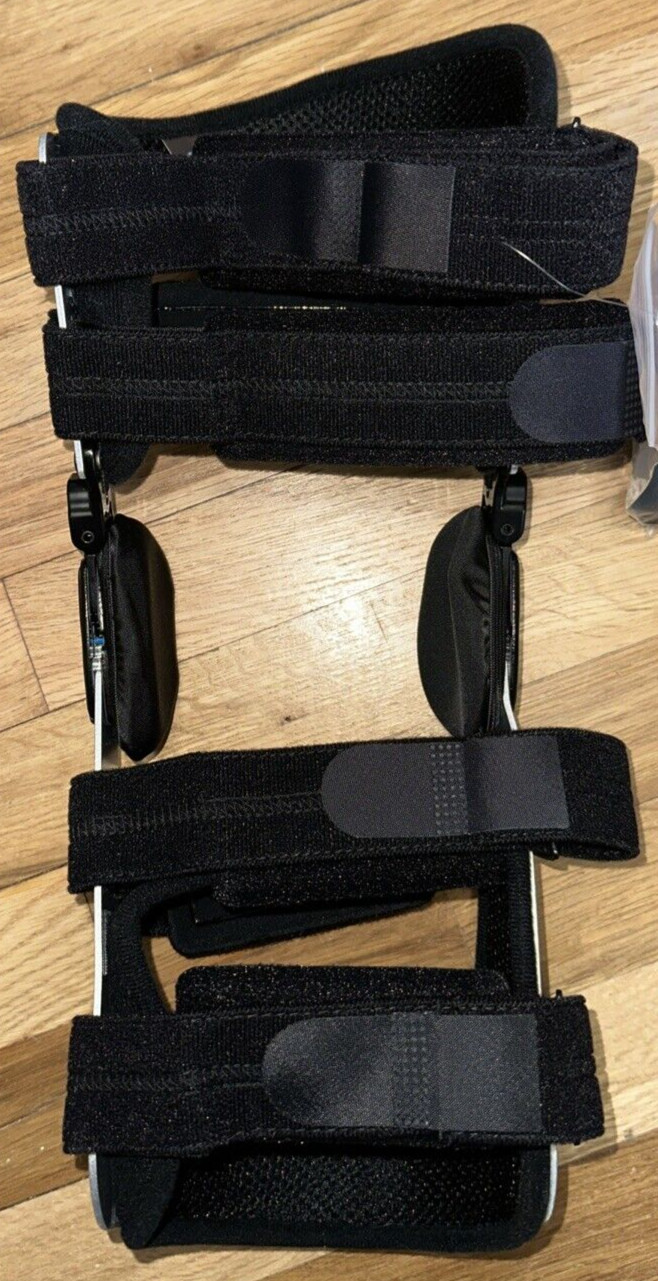 NEW ISO Preferred OA Dual Upright ROM Hinge Knee Brace, Large Right, ISO-KN222R