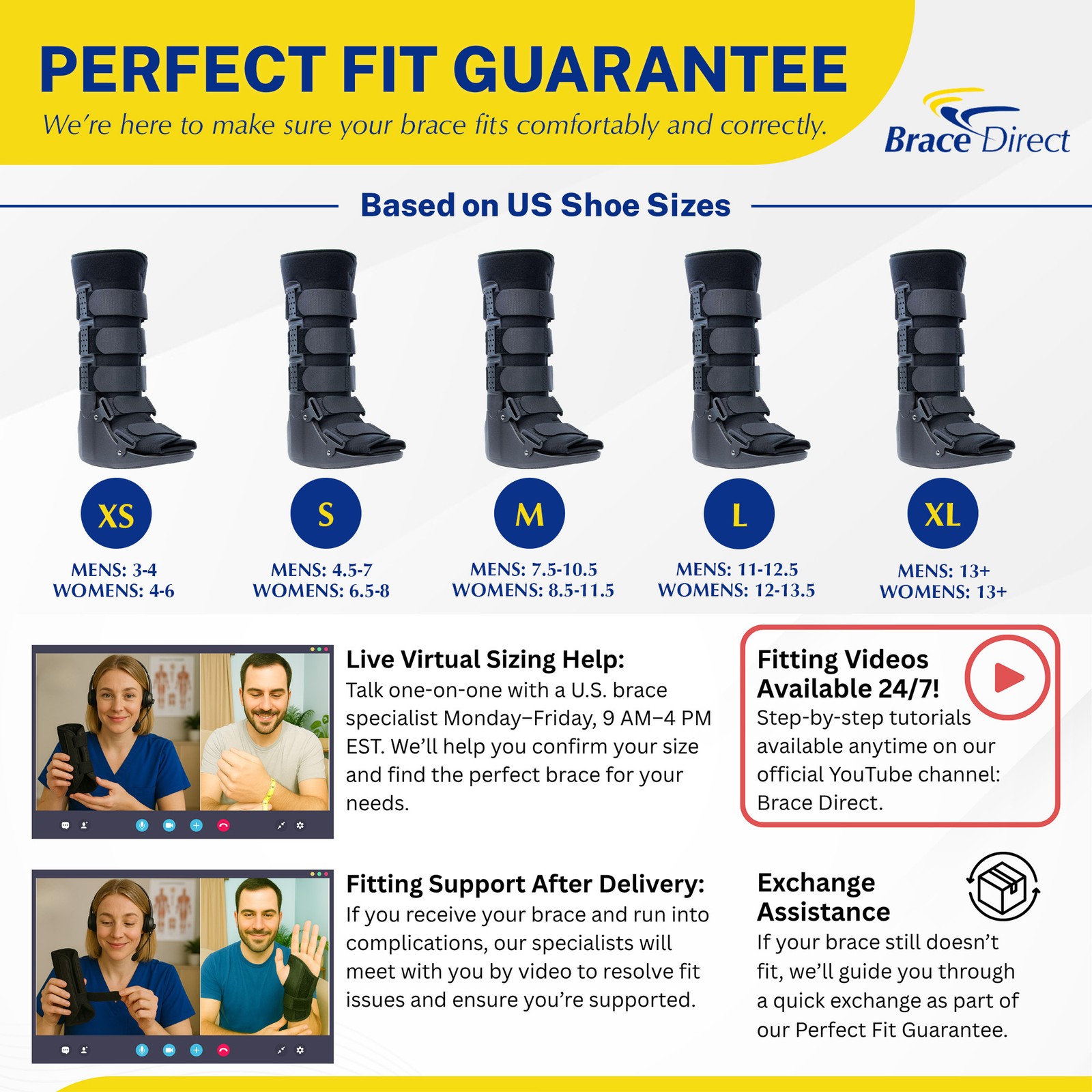 CAM Fracture Walker Boot Tall-Full Recovery, Protection, Support and Healing