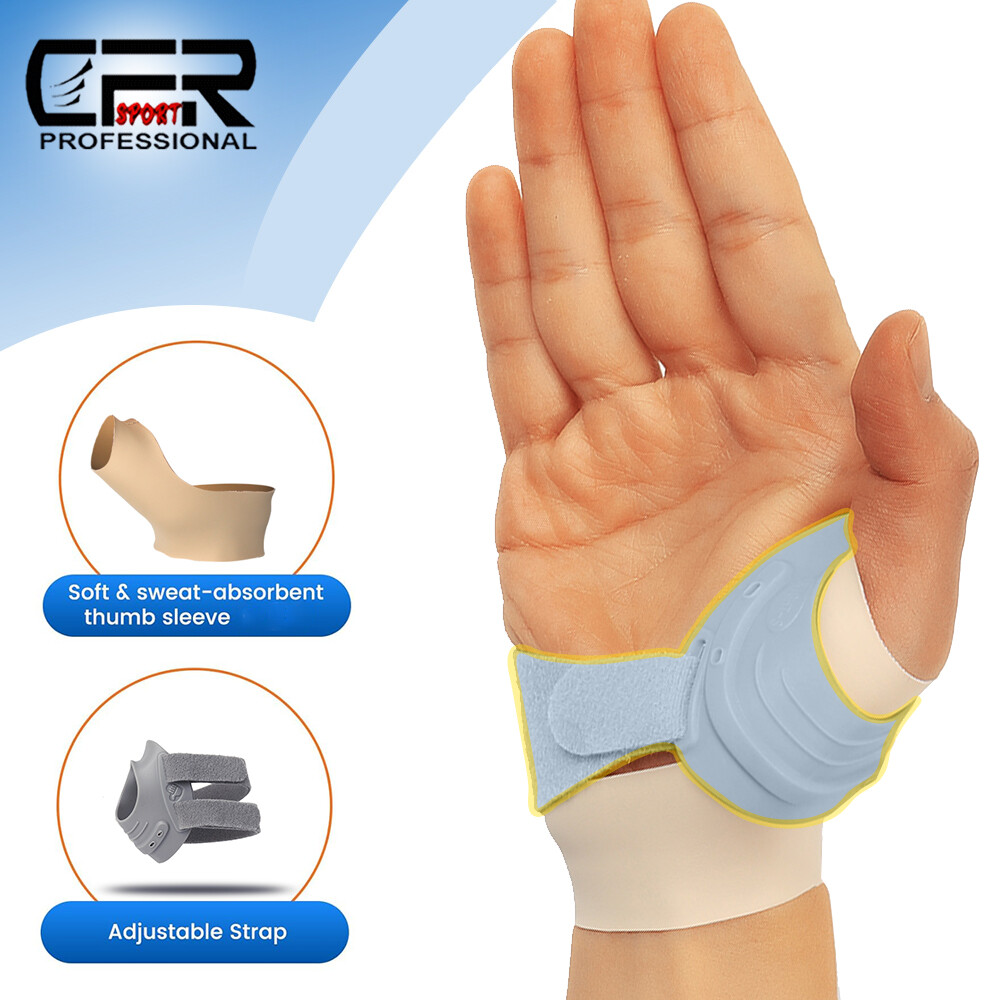 Thumb Support Wrist Brace CMC Joint Pain Relief Thumb Spica Splint Arthritis CFR