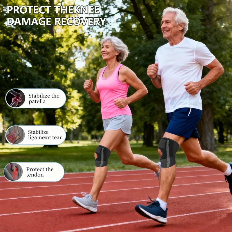 1PCS for Men&Women Elastic Sports Kneepad Four Generations Joint Support Pressur