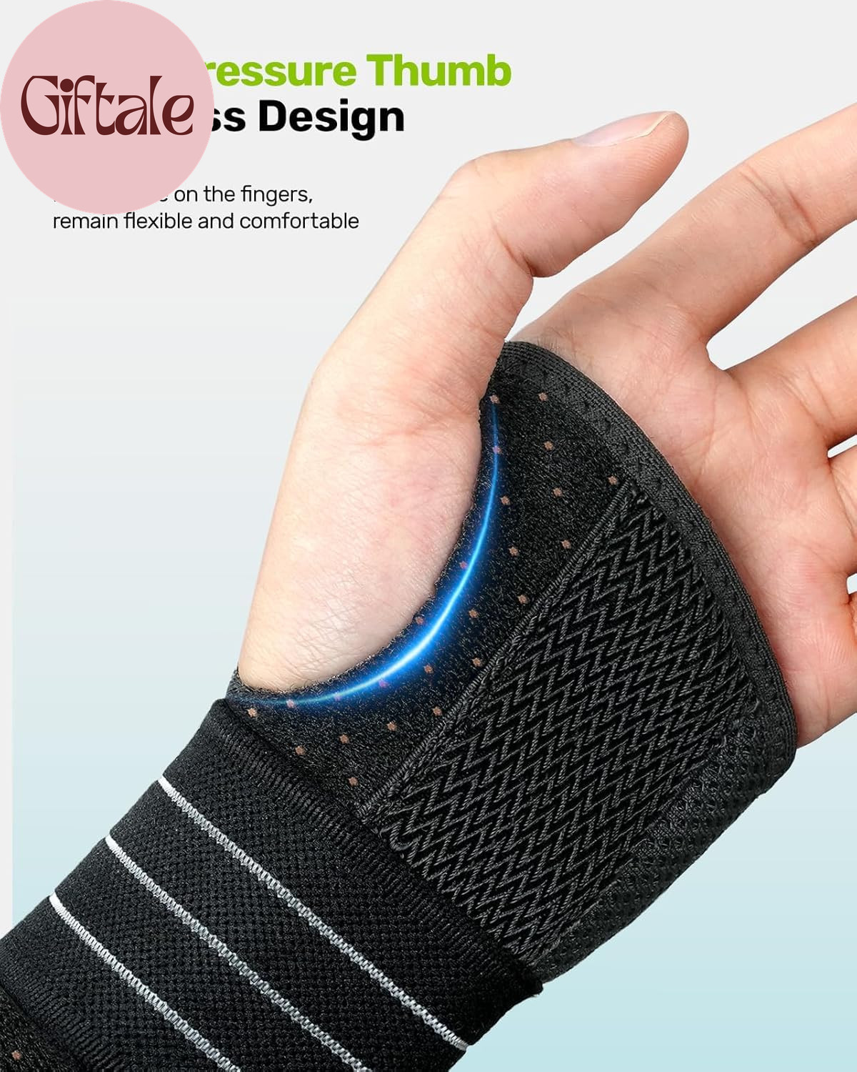 2 Pack Carpal Tunnel Wrist Braces, Adjustable Wrist Support Splint for Night Sle
