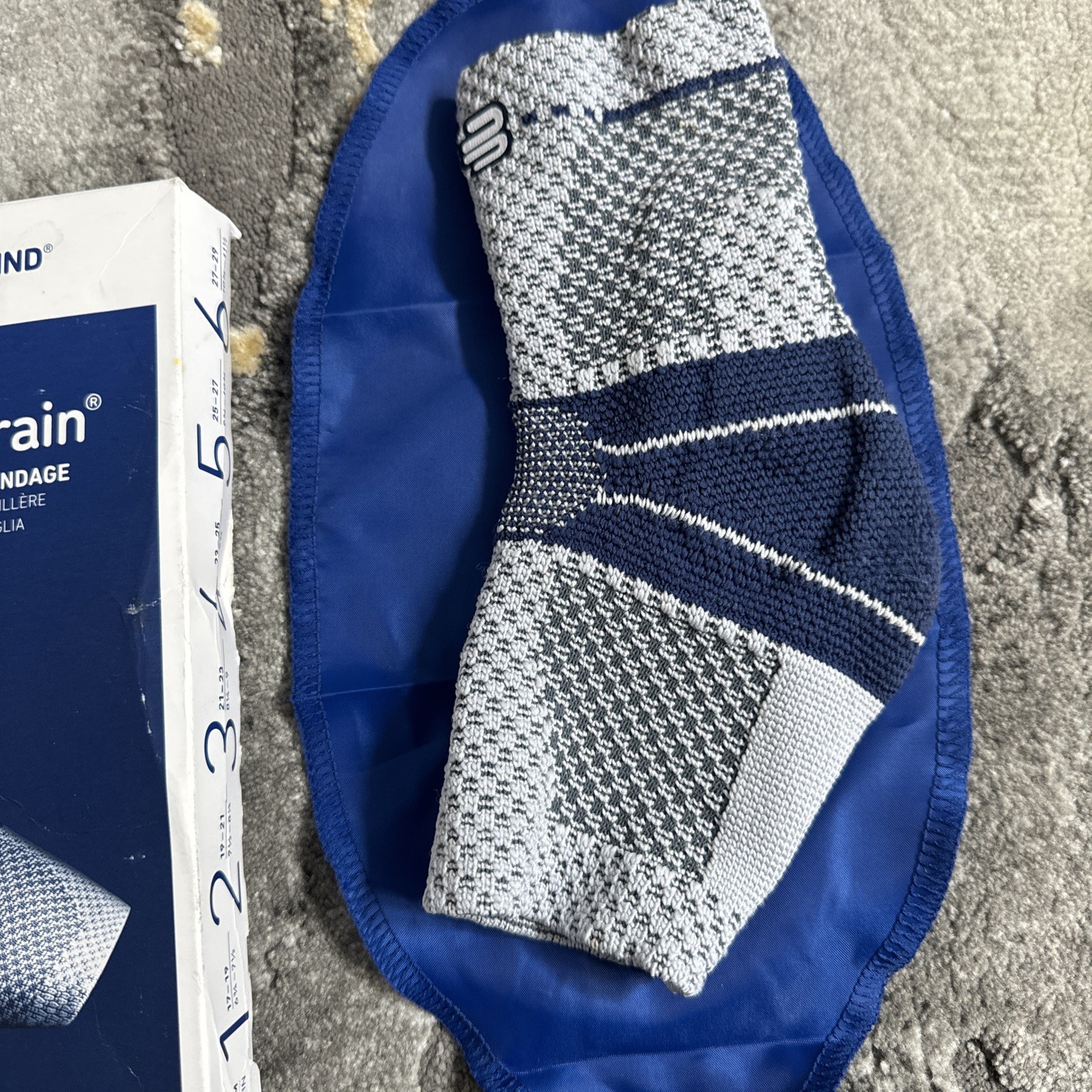 Ankle Support Bauerfeind Malleo Train Color TITAN Size 1 right Ankle German