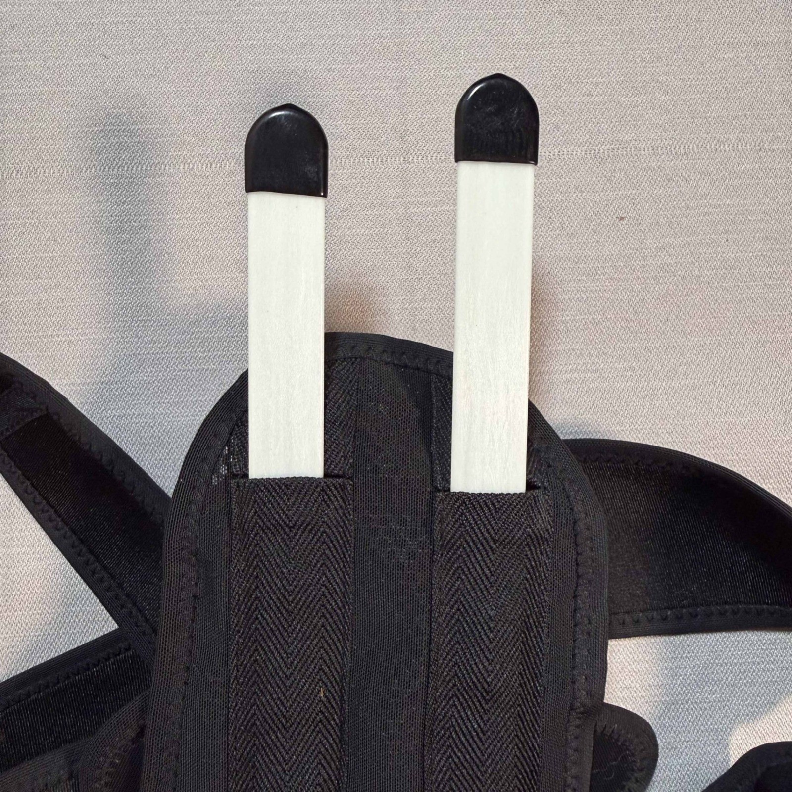 Fit Geno Back Posture Corrector Adjustable Shoulder Brace Black Size Medium