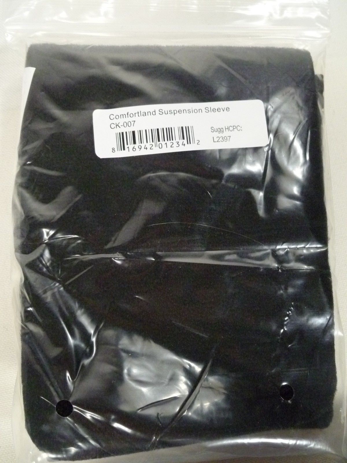 Comfortland Delta Knee Brace OA-200-L LEFT GREY Suspension Sleeve & Mesh Bag