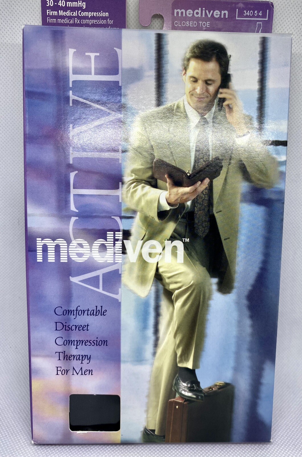 Mediven Active Compression Socks 30-40 mmHg – Black NIB