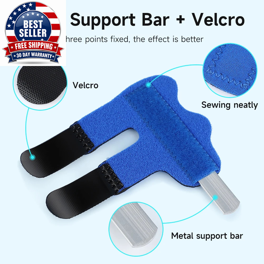 Wholesale 1Pcs Pain Relief Aluminium Finger Splint Fracture Protection Brace Cor