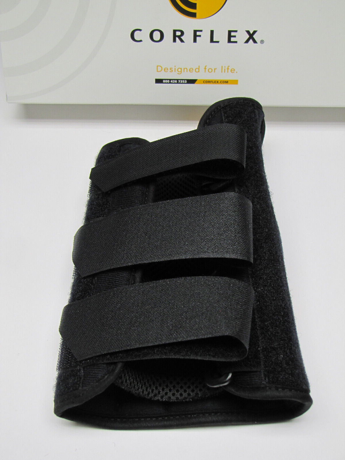 Corflex 8″ Ultra Fit Premium Wrist Splint Brace Support w Thumb Hole Left XLarge