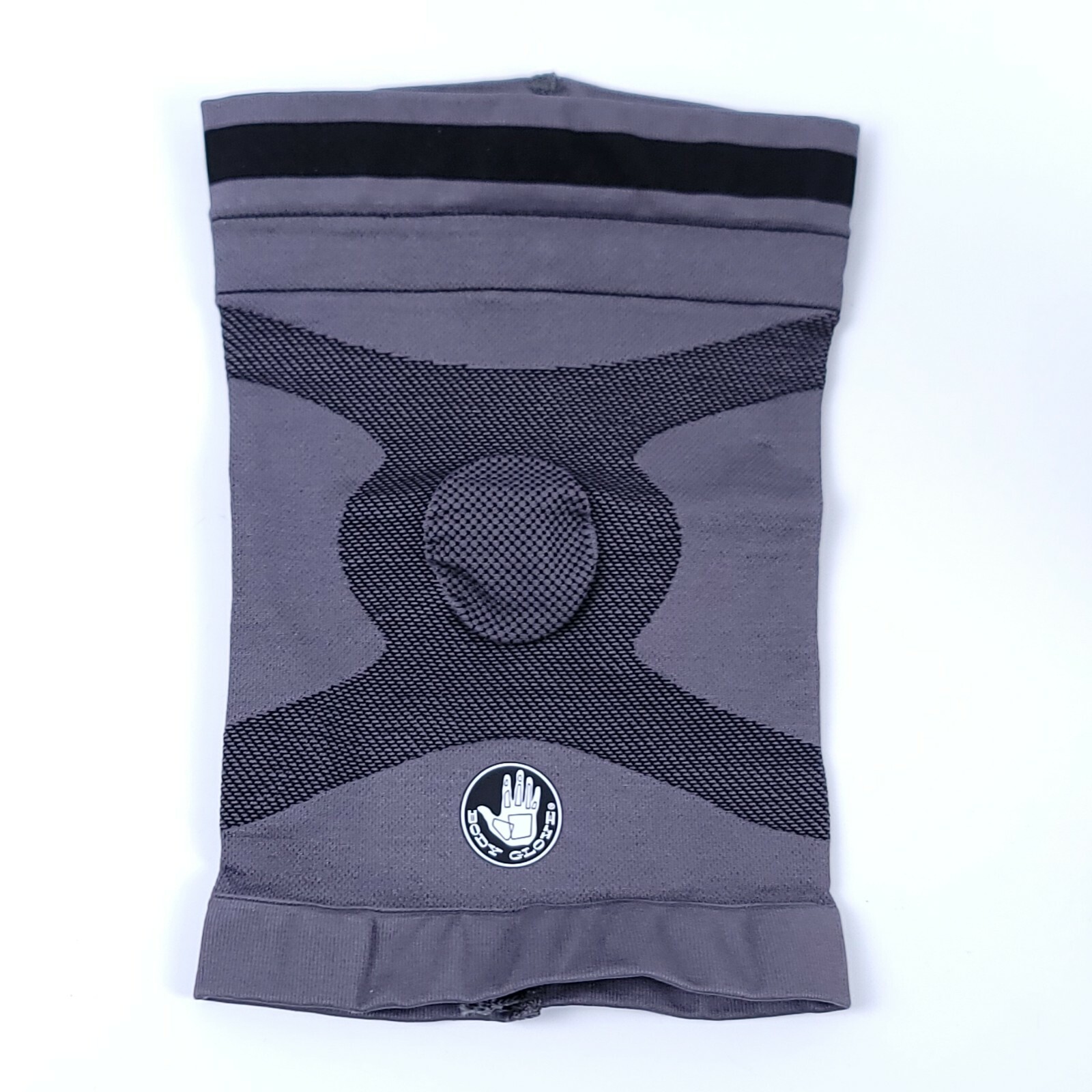 Medium Gray Comfort Cutec Copper Fiber Light Support Knee Sleeve Compression