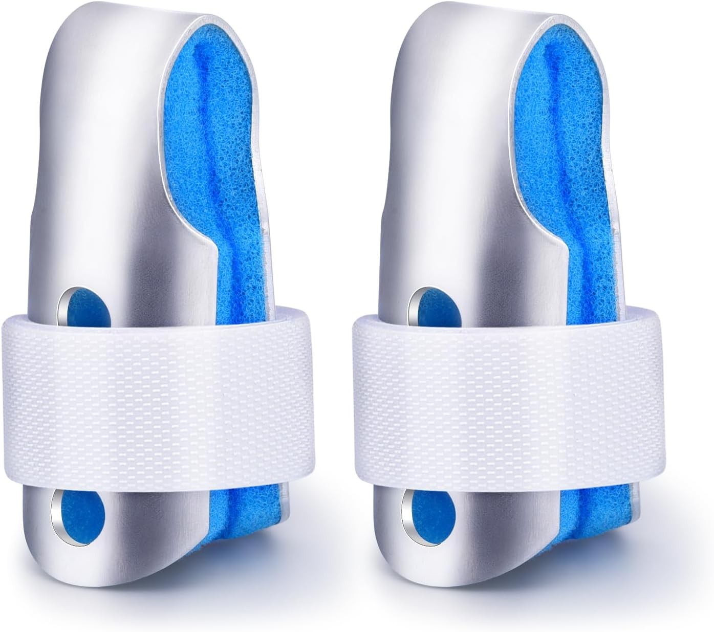 Finger Splint, 2pcs Support Brace for Arthritis Knuckle Small