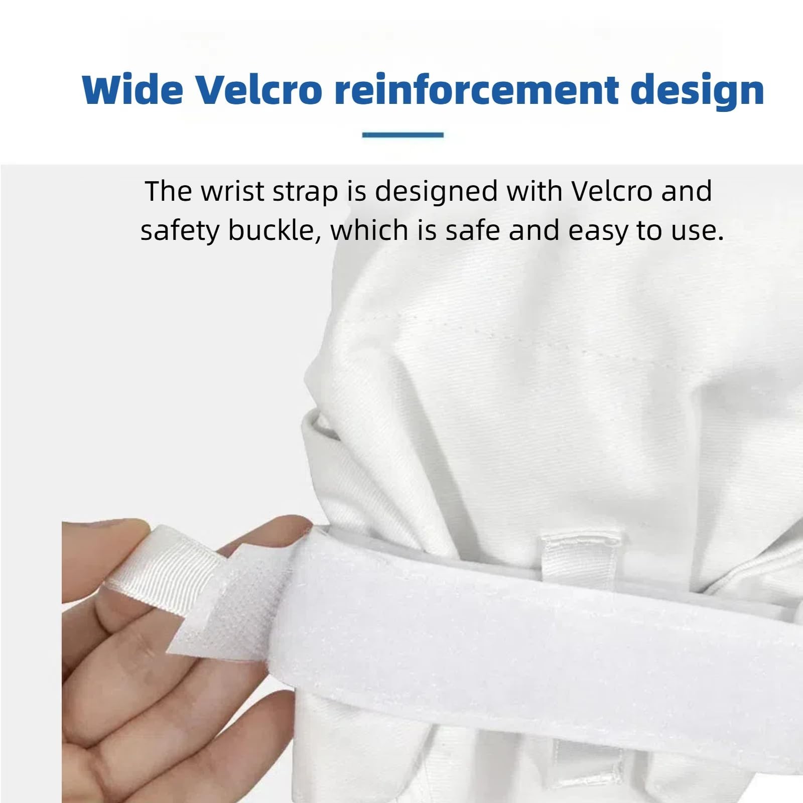 2PCS Comfort Restraint Gloves – Double Security Mitts for Elderly Hand Safety