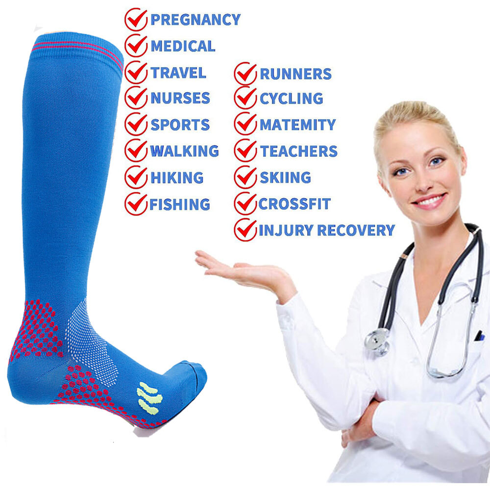 Compression Socks Running Varicose Veins Socks For Men Diabetes Nature Hiking