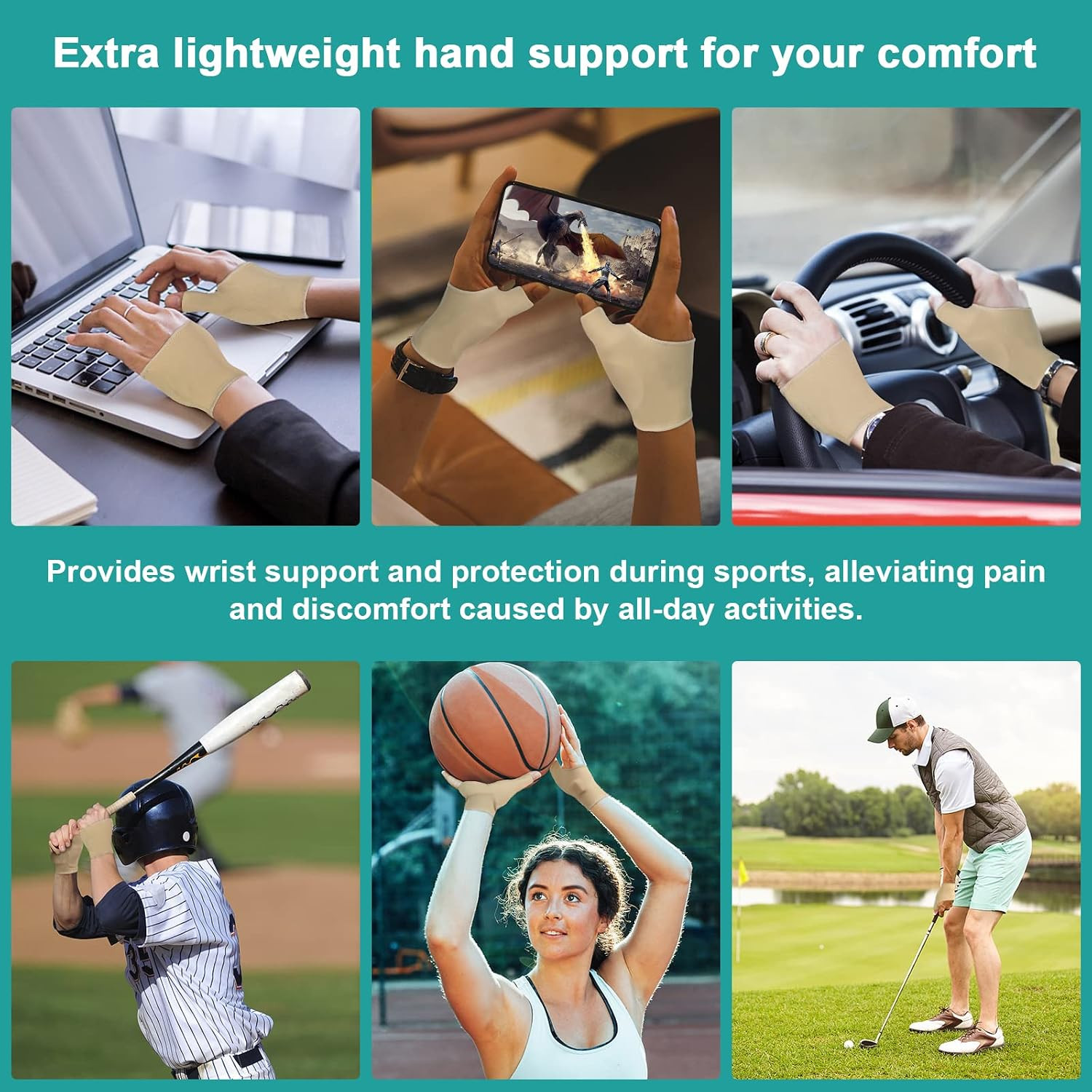 Thumb Support Brace – CMC Joint Thumb Splint for Pain Relief, Arthritis, Tendoni