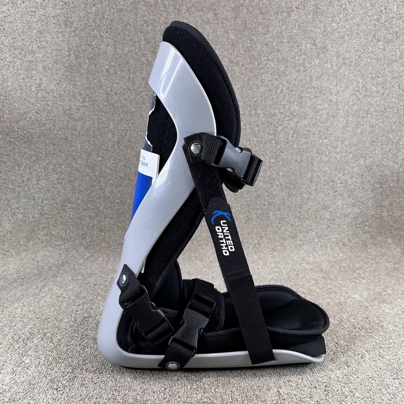 United Ortho Plantar Fasciitis Adjustable Leg Support Brace Medium MD New L or R