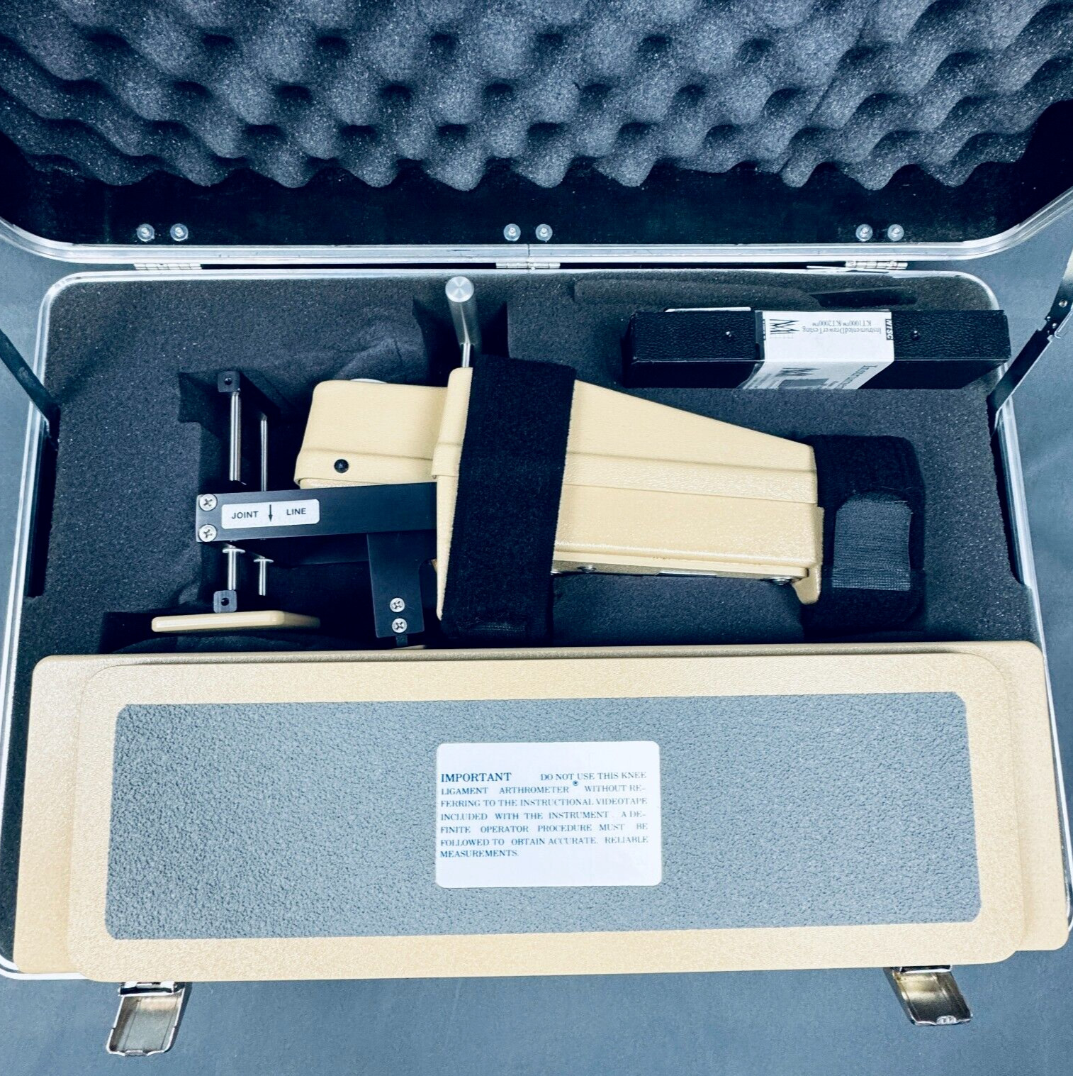 KT 1000 Knee Ligament Arthrometer ACL Joint Laxity MEDmetric Corp KT2582-3T
