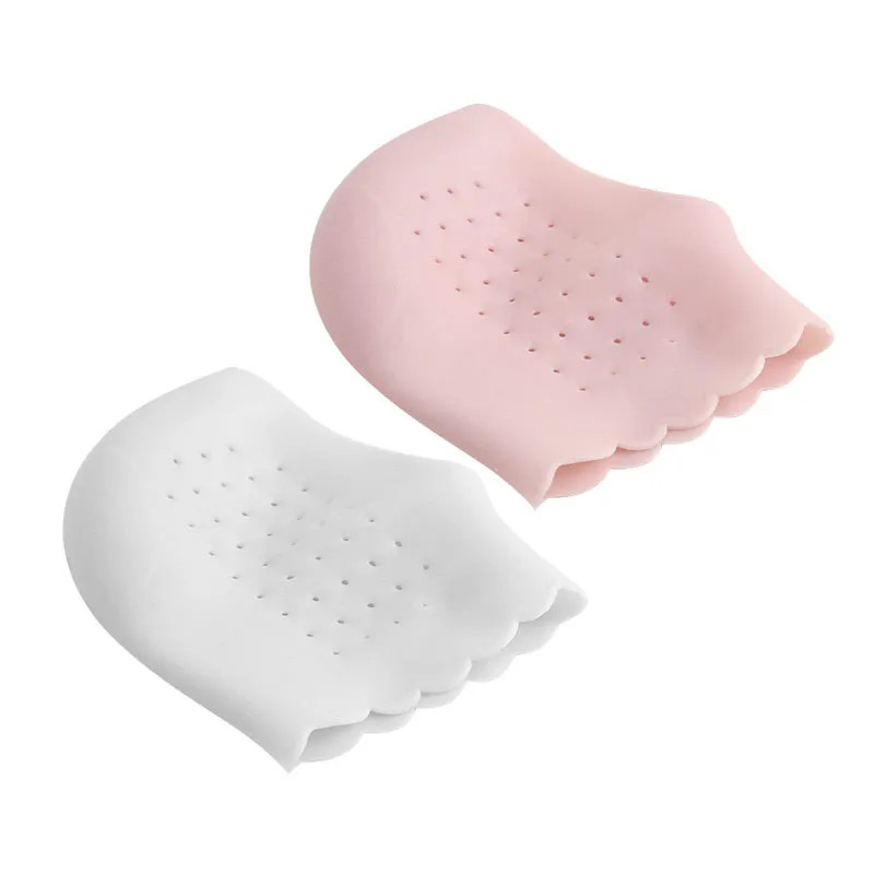 2Pcs Silicone Feet Care Socks Moisturizing Gel Heel Thin Socks with Hole Cracked