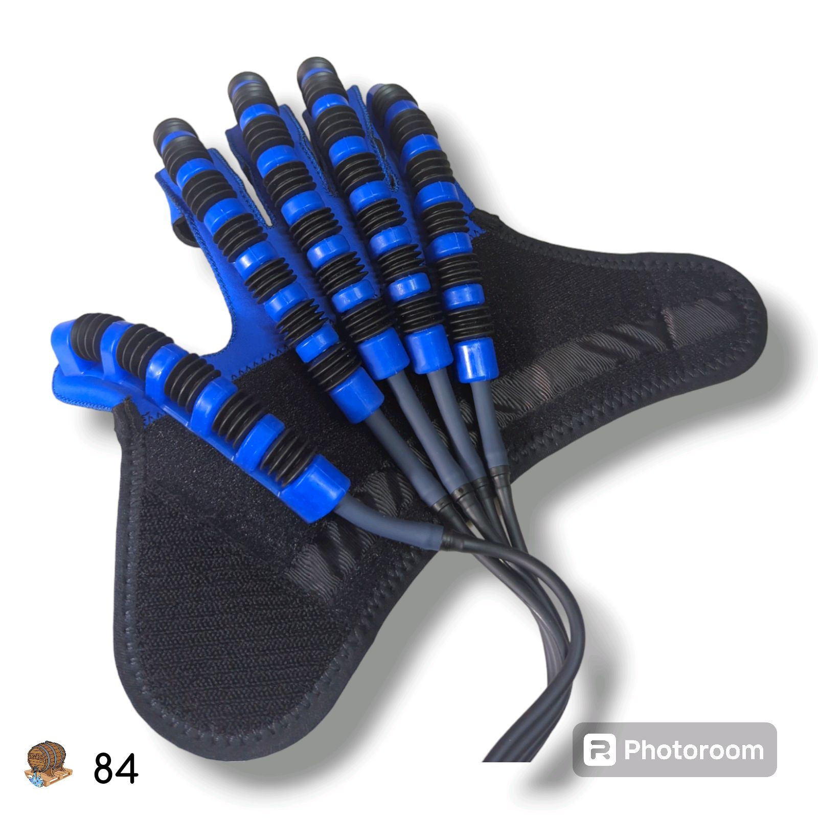 Right Hand – Large – Rehabilitation Robot Gloves with 5 Workout Modes (Blue)