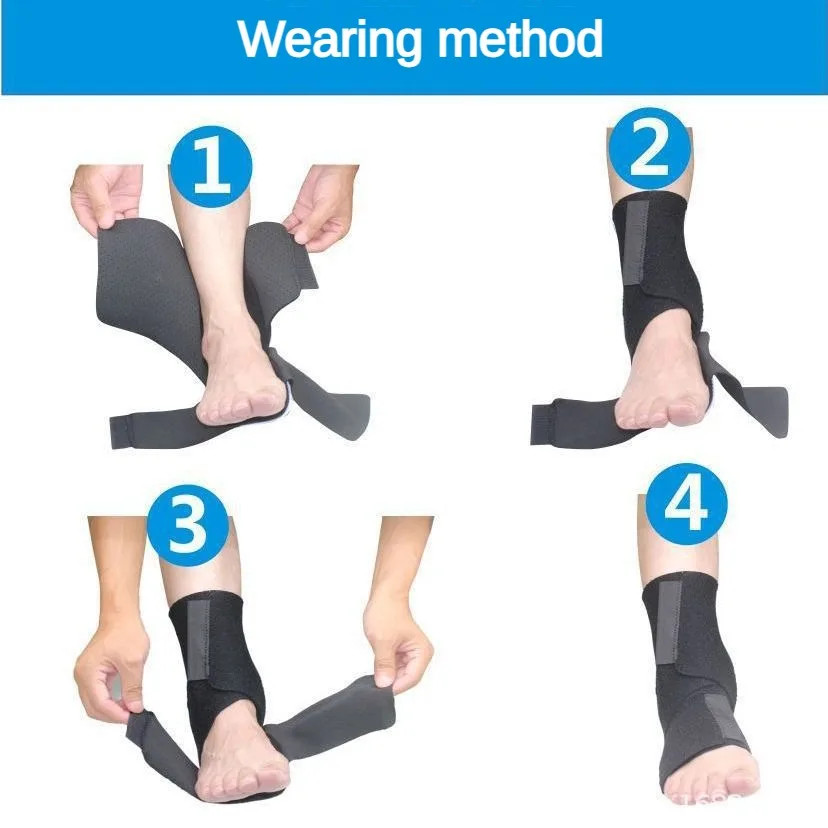 Adjustable Ankle Stabilizer Orthosis for Foot Protection & Rehabilitation