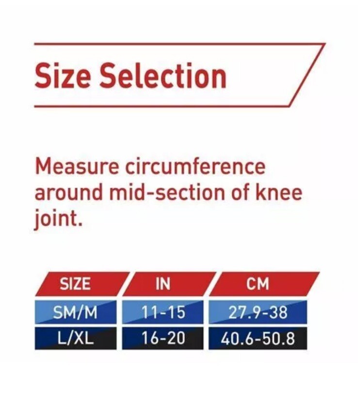 Ace Compression Knee Support Soft Neoprene Blend Panel Small Medium Size 1 ct