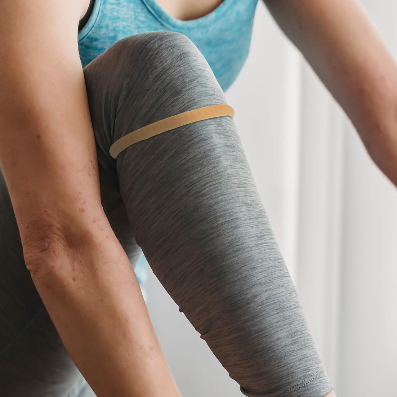 Ultra-Light Silicone Knee Straps: Perfect Support for Running & Fitness Training