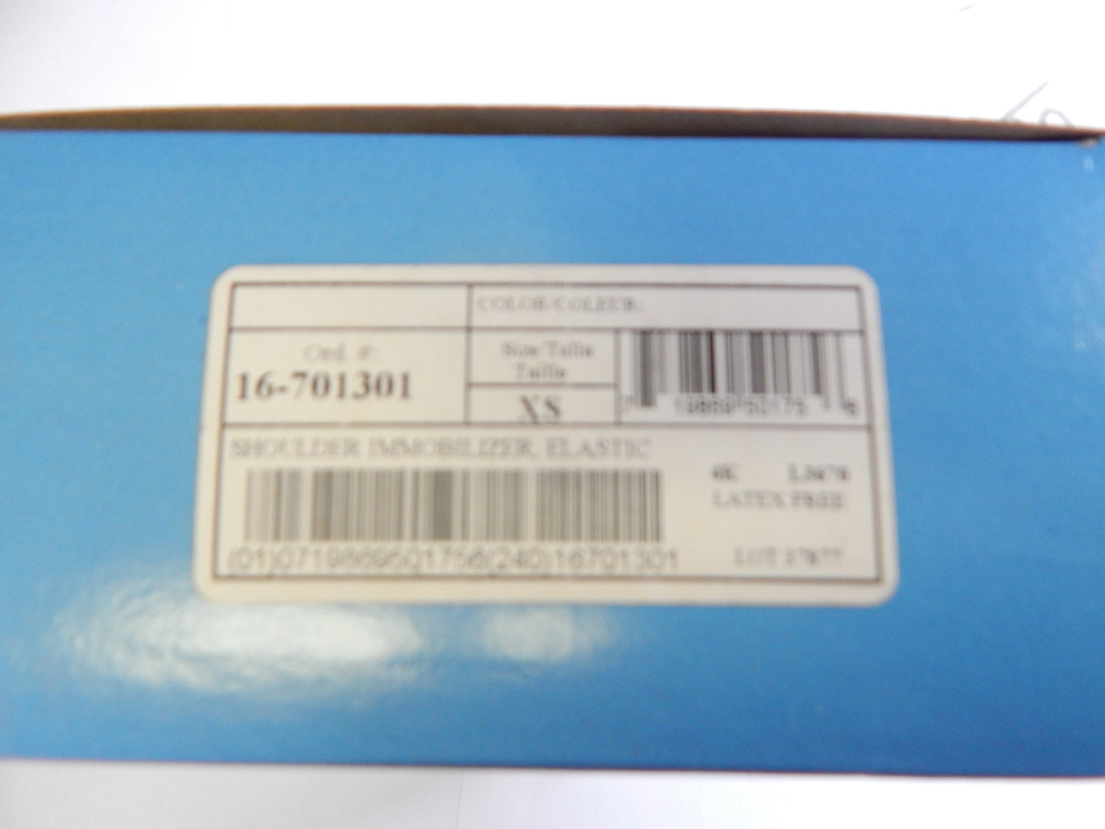 FLA Orthopedics Shoulder Immobilizer Elastic, #16-701301, XS, New, #68A