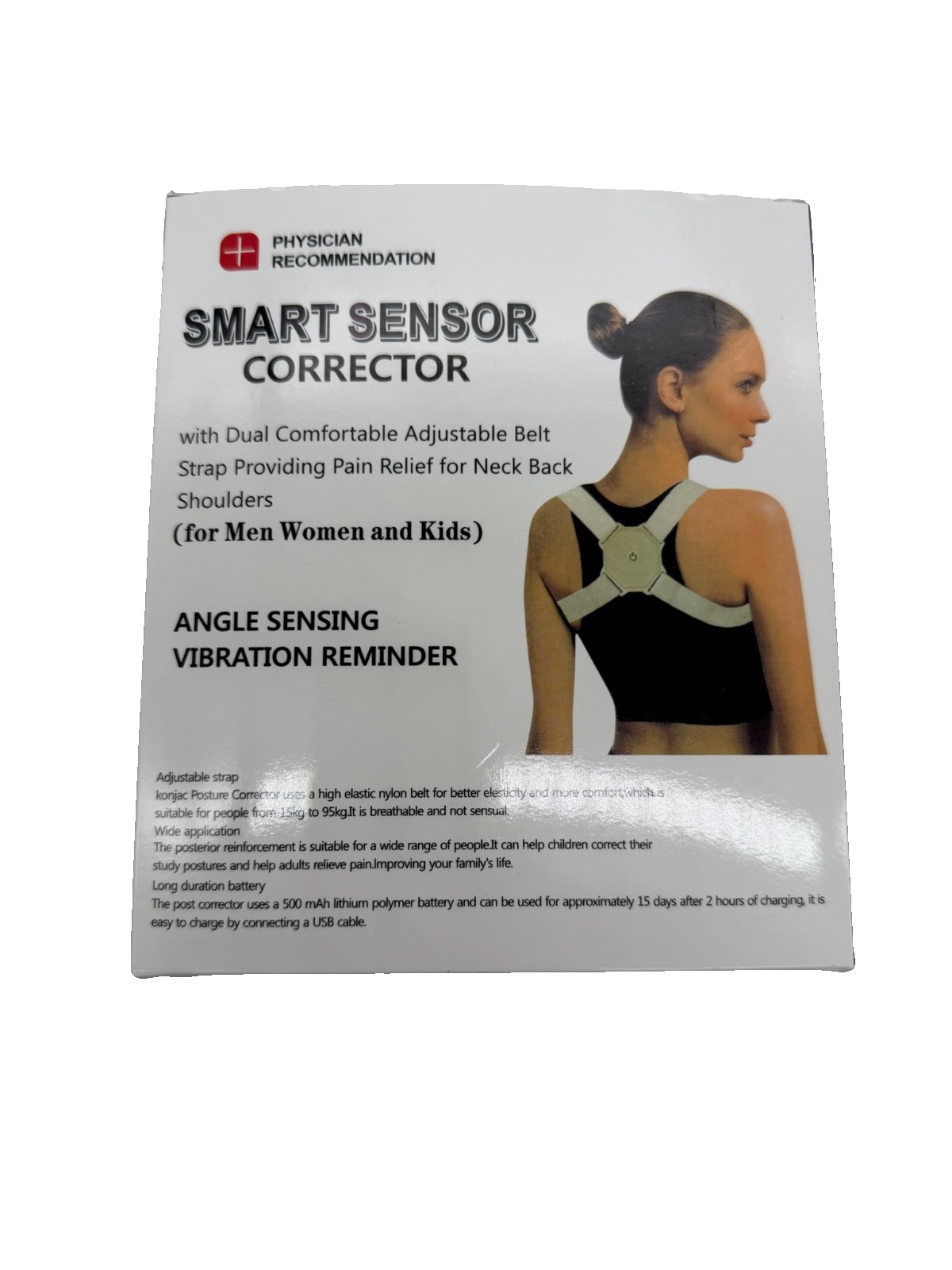 Smart Sensor Corrector Posture Brace.JD-112