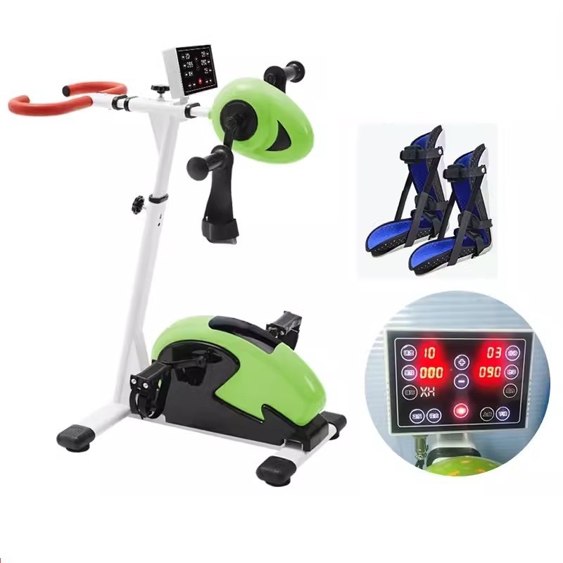 Disabled Electric Arm and Leg Rehabilitation Bike Pedal Exerciser with Foot Boot