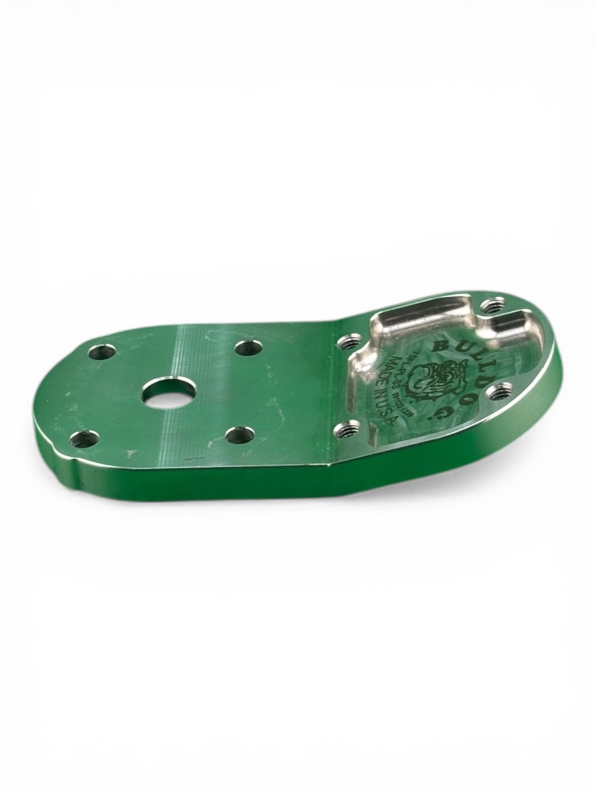 Bulldog 15 degree prosthetic flexion plate. 15FL-PL-SS component adapter