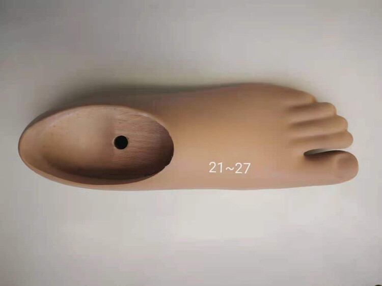 syme foot Prosthetic foot with a sandaltoe Polyurethane synthetic wood size21-28